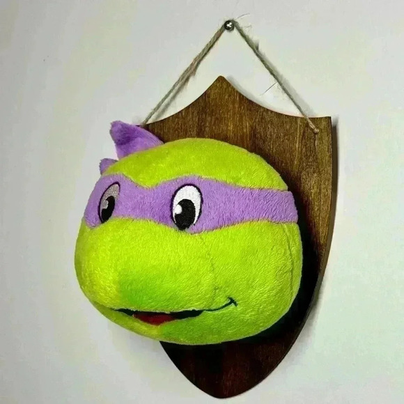 Teenage Mutant Ninja Turtles Custom Trophy Head Mount Plush Animal Wall Decor - Picture 3 of 6